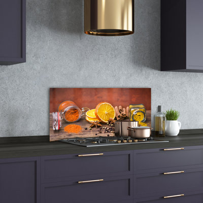 Lunell 50cm W x 100cm L Glass Peel and Stick Panel