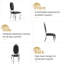 Chaise de salle à manger Miluc-853795237-853795238