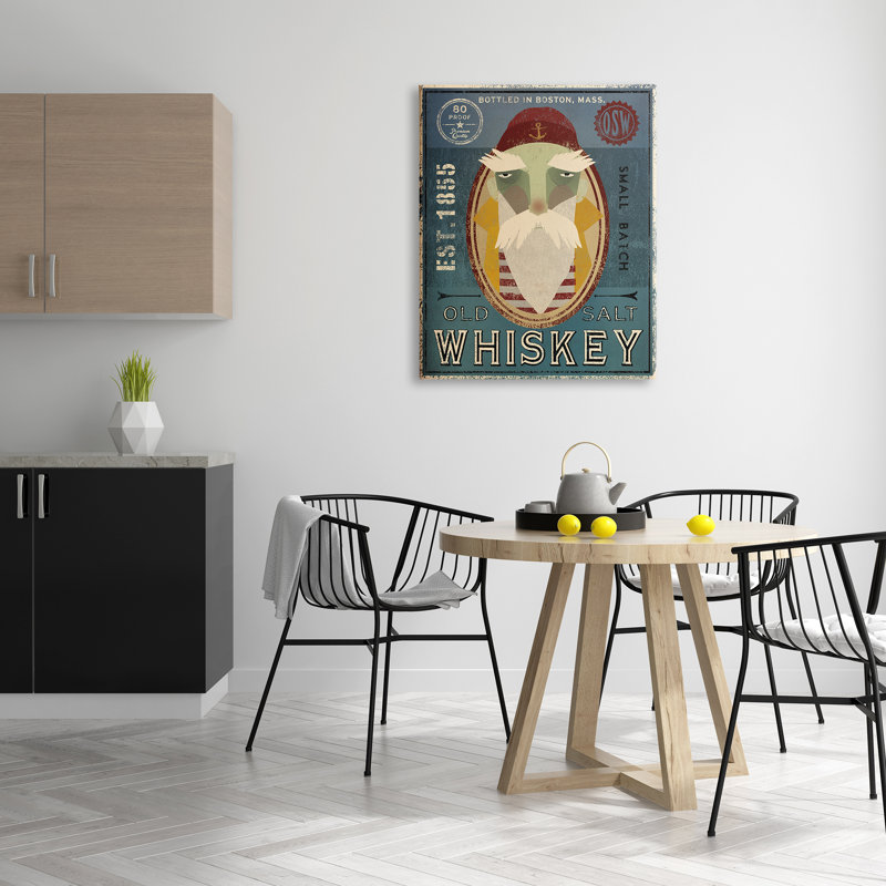 «Whiskey Bottling Sign», impression sur toile tendue, H 40 po x l 30 po x P 1,5 po