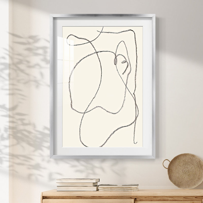 Ombre éthérée I - impression encadrée, H 25,5 po x l 17,5 po, Silver