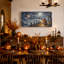 «Masked figure and Glowing Moth In Moonlit Forest», art mural sur toile-1210846484