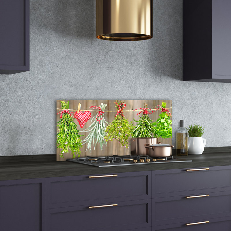 Luigia 50cm W x 100cm L Glass Peel and Stick Panel