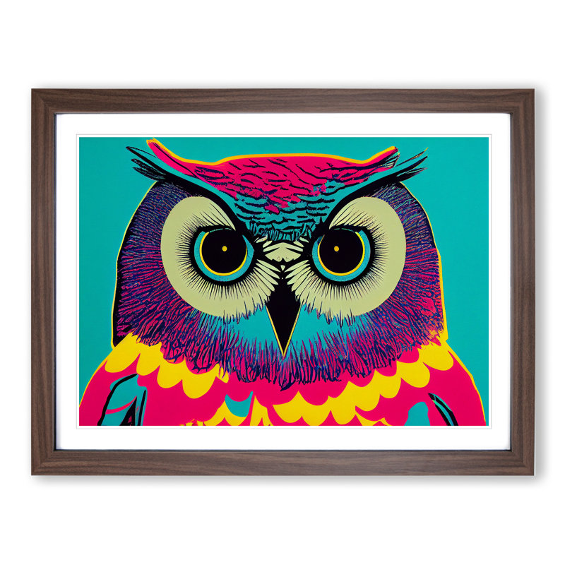 Colourful Owl Vol.3 - Framed Print