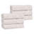 Blue Nile Mills  Zero-Twist Cotton Hand Towel Set With Framed Dobby Border - Quick-Dry-118914958
