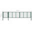 Adalira 150cm H x 500cm W Green Metal Gate