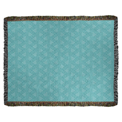 Patricia Geoffrey Hand Woven Throw Blanket
