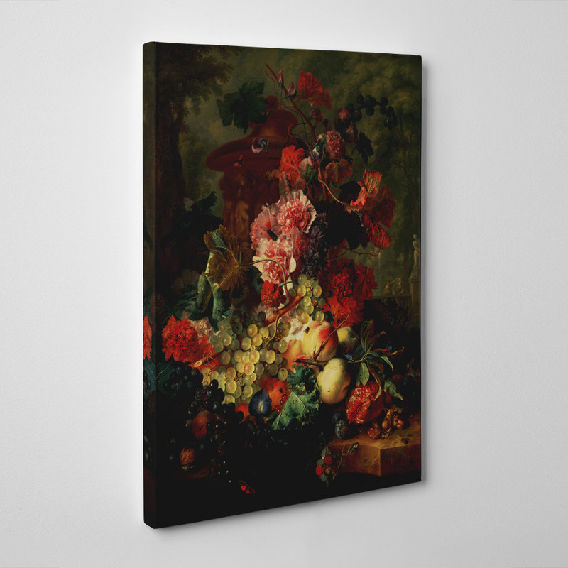 Jan Van Huysum - Wrapped Canvas Painting, 60cm H x 40cm W