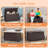 Wooden Toy Box Storage With Safety Hinged Lid, 2.7 Cubic Feet Toy Chest For Ages 2+, Easy Assembly Toy Storage Organizer