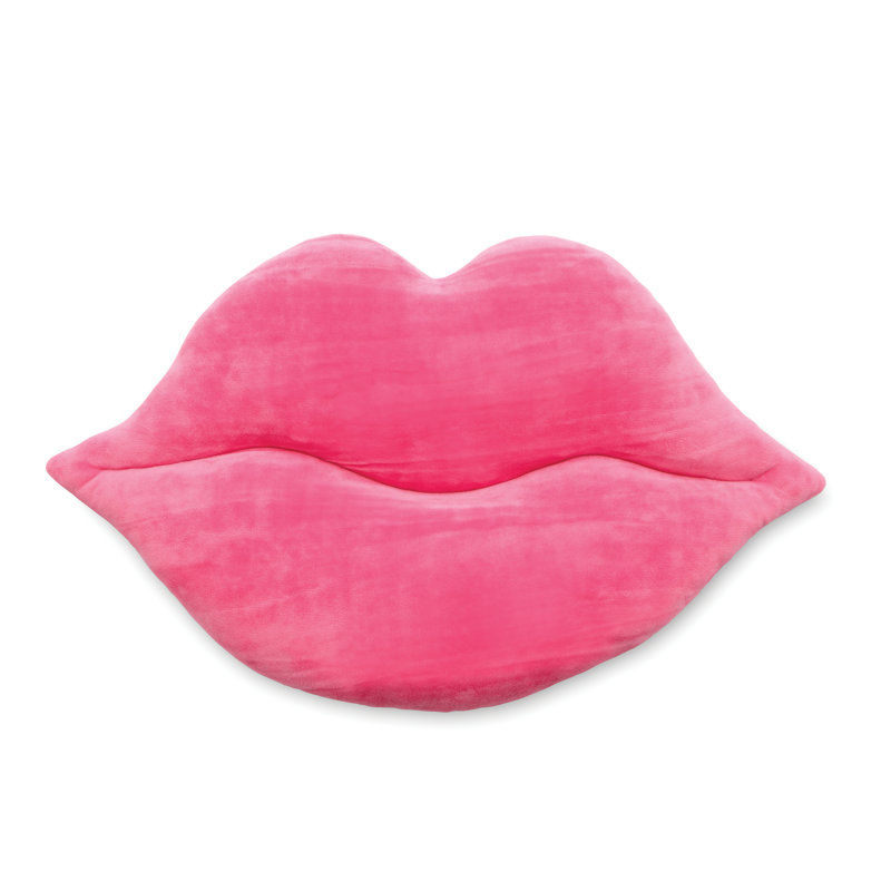 Read My Lips Shaped Cushion with Filling