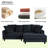 Amiin Corduroy L-Shaped Sectional-295462882-303739169