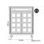 Armoire à chaussures de luxe américaine légère-116570097