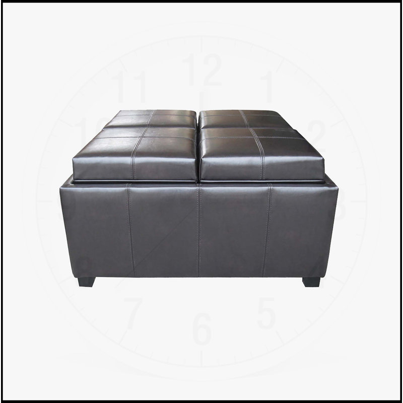 Repose-pieds de rangement multifonctionnel avec rembourrage confortable et compartiment caché pour les maisons modernes