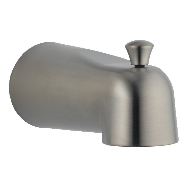 Wall Mounted Tub Spout with Diverter, Brilliance Stainless
