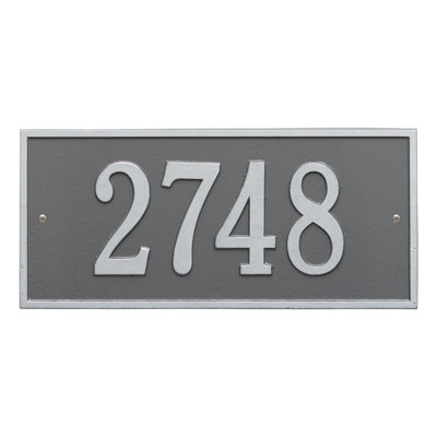 Hartford 1-Line Wall Address Plaque