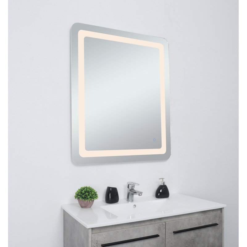 Miroir mural Juliane, Rectangle, 36 po x 30 po