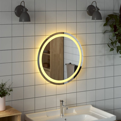 Vidaxl LED Bathroom Mirror 23.6" Round
