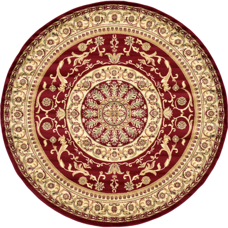 Tapis rouge Aracelia, Rond 7 pi 10 po x 7 pi 10 po
