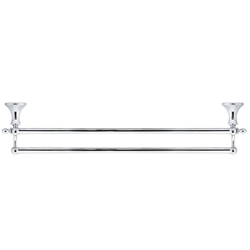 Double barre à serviettes 24" Anamara, Chrome poli