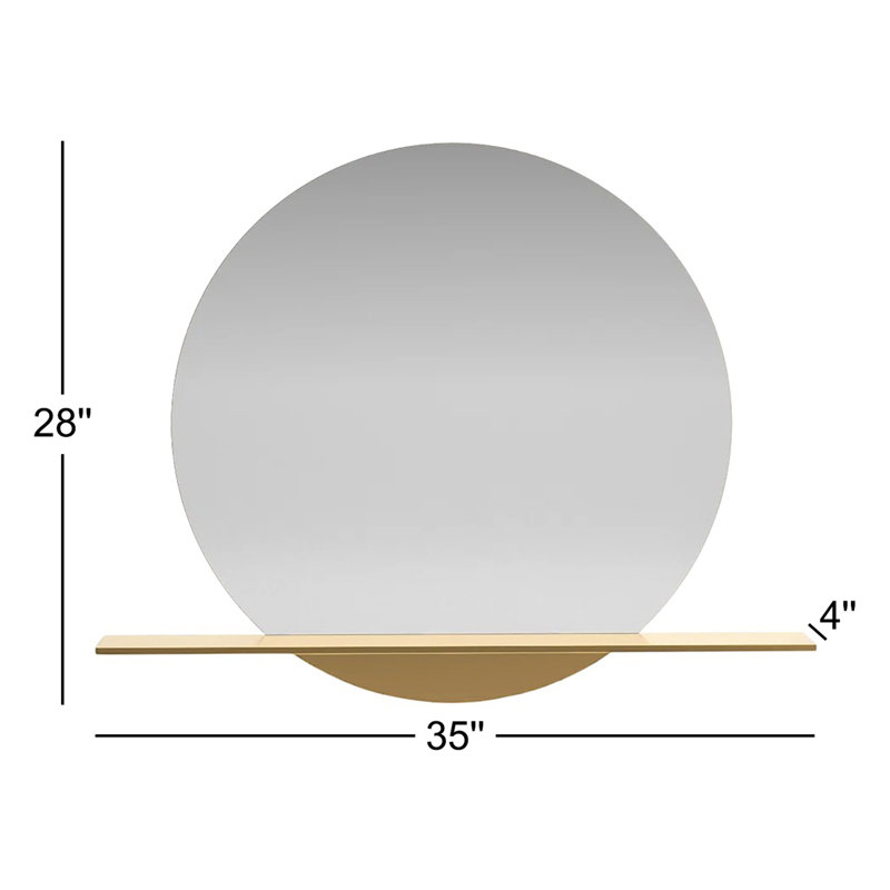 Miroir mural sans cadre Falco, 28 po x 35 po