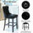 Tempered Glass Round Bar Table Set, Bar Height Set, Tempered Glass Round Dining Table And Height Bar Stools-1699616282-1699616261-1699616286