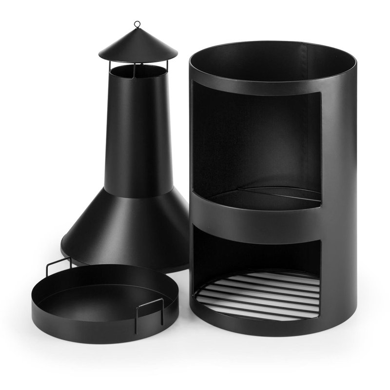 Azareya Cylinder Wood Burning Smokeless Chimnea