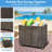 Pool Float Storage Organizer with Wheels, Large Outdoor Mesh Rolling Cart for Pool Noodles, Toys, Floats, Equipment, Heavy-Duty Pool Storage Bin with Locking Casters,33.46*25.98*29.53 Inches, Grey