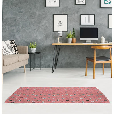Tapis de la zone rouge panda