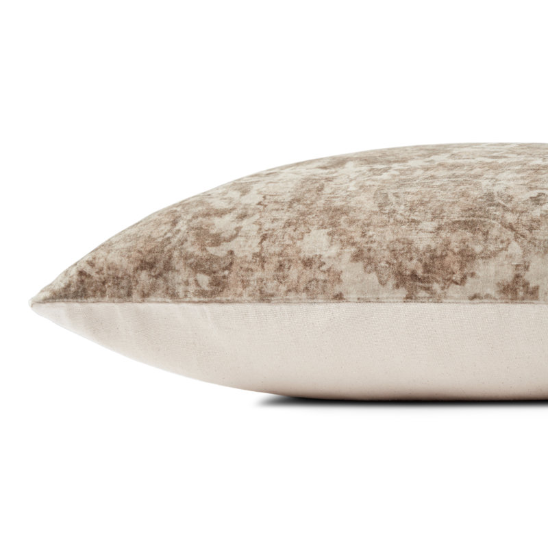 Natural Cotton 22" Square Throw Pillow Cover