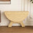 43-Inch Folding Dining Table - Wild Oak Veneer, Ultra-Slim 8" Folded Profile-281351859