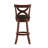 Aislinn Swivel Upholstered Counter Stool with Solid Wood Frame-167070530