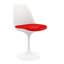Chaise d'appoint pivotante Modholic Tulip, rouge (ensemble de 2)-958523959-977501930