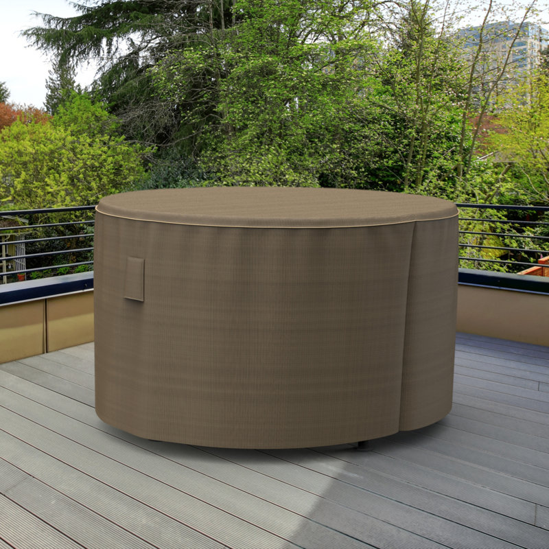 Hillside Outdoor Round Patio Table Cover, 28" H x 36" W x 36" D