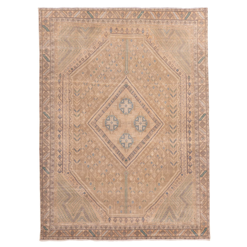 Tapis brun Antalya Vintage 5 pi 7 po x 7 pi 8 po
