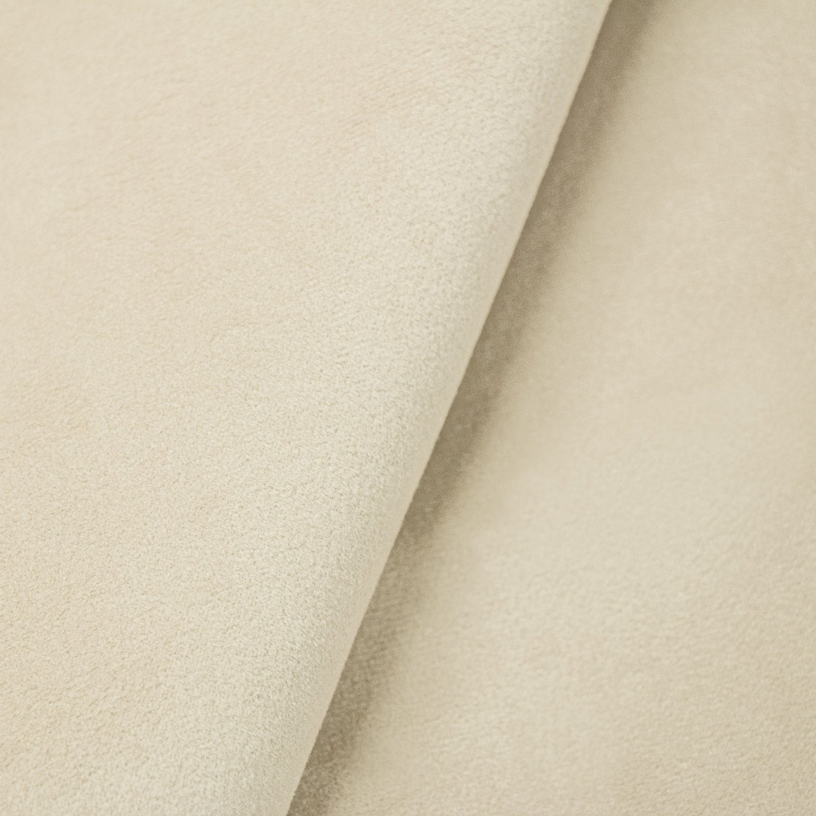 Orlando Upholstered Ottoman, Classic Pearl Performance Velvet