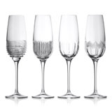 Waterford Mixology Flute 11floz, Mixed Set of 4
