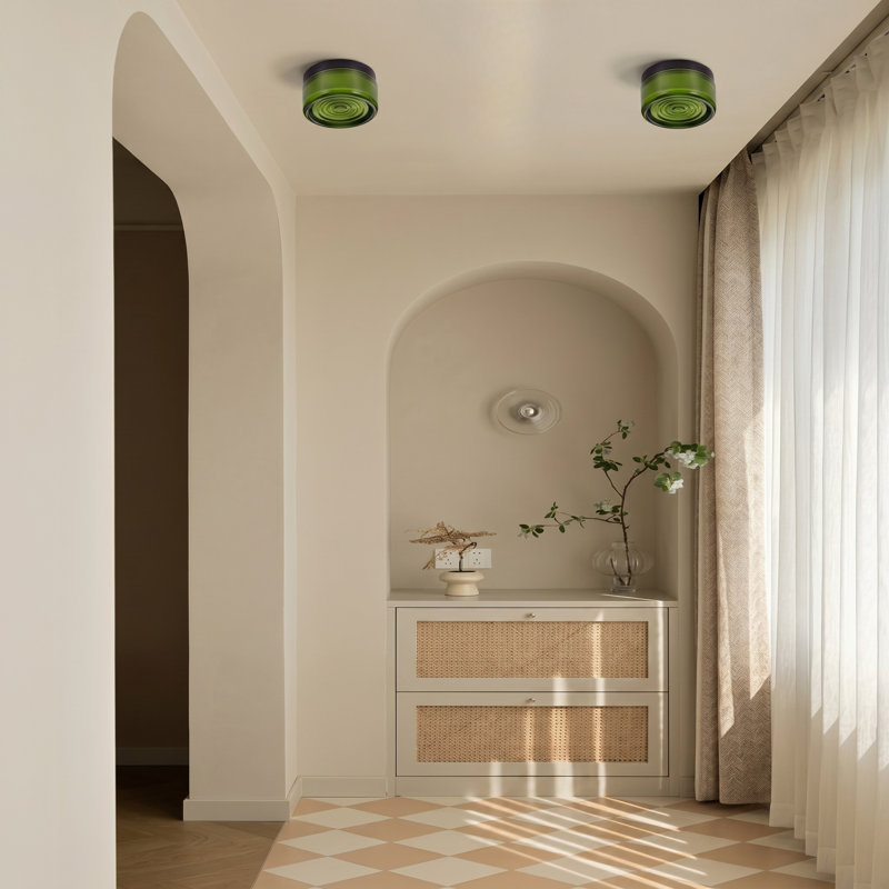 Applique murale en verre Water Wave, Green