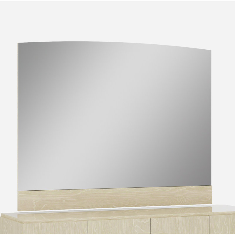 Miroir d'appoint Geona, Noyer clair