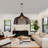 Modern Black Rattan Woven Pendant Light-1038350036