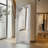Crystal Full Length Floor Mirror With Stand 63"×22" Crushed Diamond Full Body Mirror Silver Long Standing Mirror For Bedroom Living Room Bathroom Wall Mounted