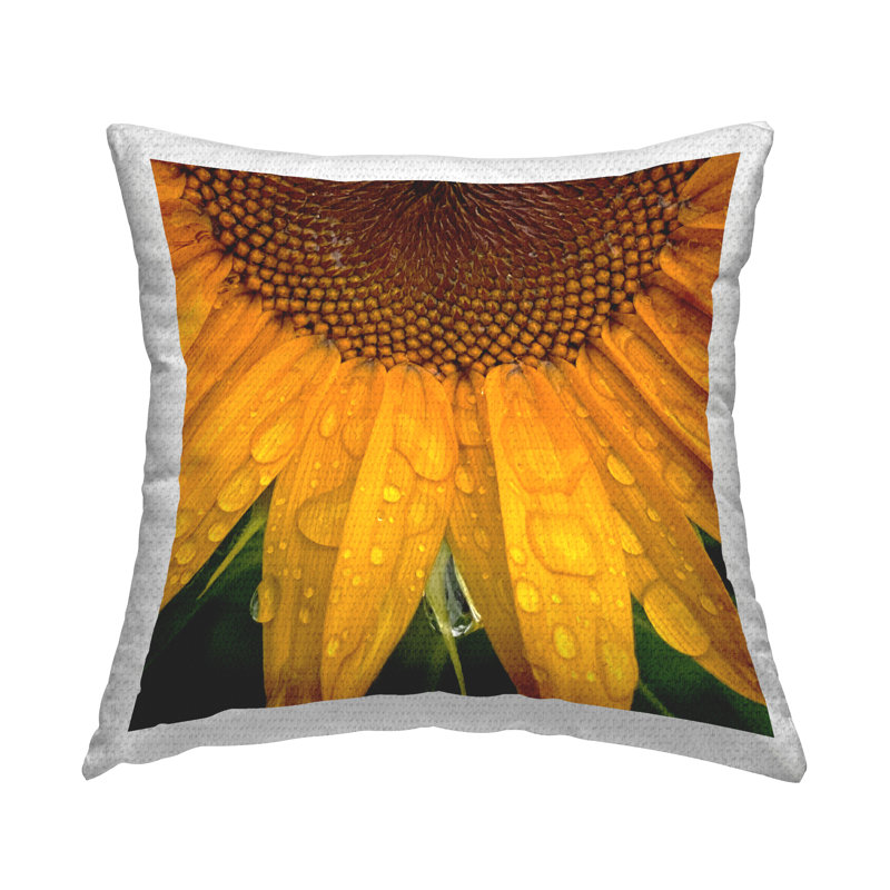 Housse et insert de coussin décoratif carré en polyester pour l'intérieur et l'extérieur