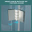 Porte de douche en verre trempé l 30 po x H 72 po Nickel brossé - installation flexible