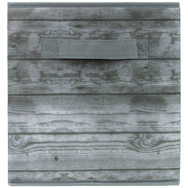 Cube en tissu, Gris