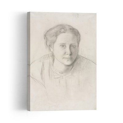 Victoria Dubourg, C.1866 Abstract Contemporary Portrait Wall Art Print