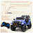 12v 2 Seater Kid’s Ride On Car, Kids' Battery Powered Electric Car W/parents Remote Control, Ride On Truck Toys W/3-point Safety Belt, 3 Speeds, Large Capacity Trunk, Spring Suspension, Multi Functions Dashboard-106436329