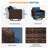 7 Person Sofa Set 6 Piece Outdoor Wicker Sofa With Swivel Rocking Chairs-1664652341