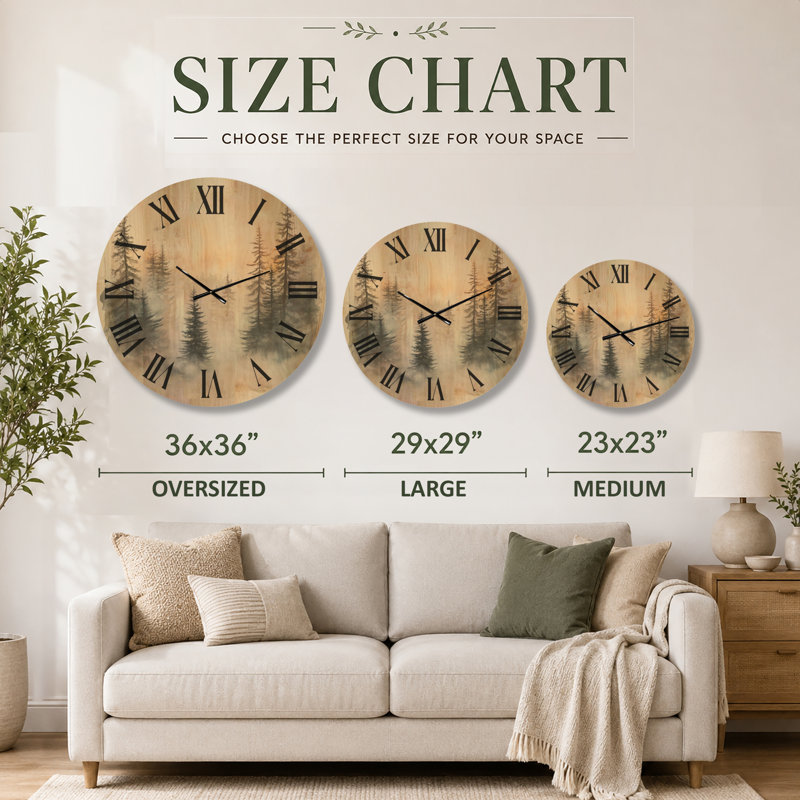 Horloge murale Scenic, Medium