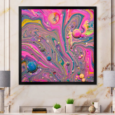 Multi et fluide acrylique rose - Peinture