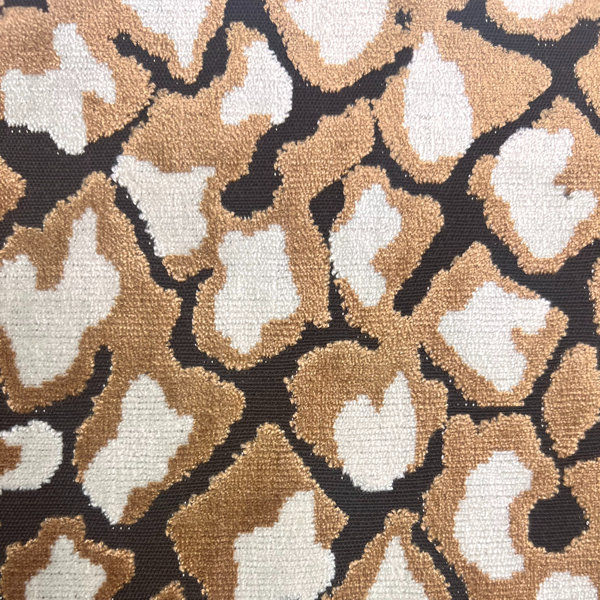 Top Fabric Swagger-Hendrix Leopard Cut Velvet Upholstery Fabric