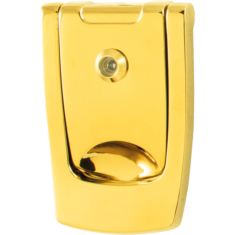 Door Knocker, Polished Brass