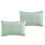 Ensemble d'édredon en microfibre vert 7 pièces-1239361245